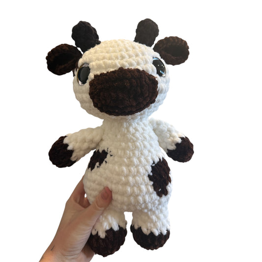 Brown and White Cow